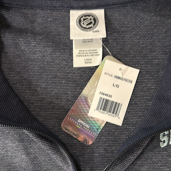 Seattle Kraken 1/4 zip pullover - Picture 3 of 4